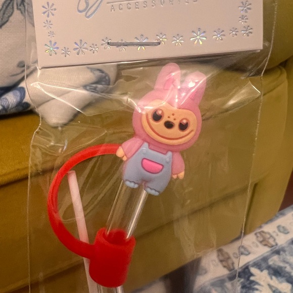 Purple Bunny Straw - Picture 2 of 12